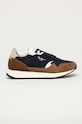 Pepe Jeans - Buty Slab Summer skóra zamszowa brązowy PMS30723