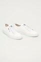 U.S. Polo Assn. - Kožená obuv BEKER4158S1.L1 biela SS21