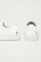 Obuv U.S. Polo Assn. - Kožená obuv BEKER4158S1.L1 biela