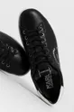 čierna Kožená obuv Karl Lagerfeld