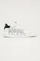 λευκό Karl Lagerfeld - Δερμάτινα παπούτσια Ανδρικά