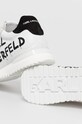 Boty Kožené boty Karl Lagerfeld KL52915.010 bílá