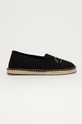 czarny Karl Lagerfeld Espadryle KL70108.K00 Męski