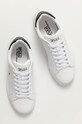 Kožená obuv Polo Ralph Lauren Hrt Ct II biela 809829824004