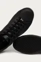 čierna Kožená obuv Lacoste