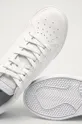 λευκό Δερμάτινα παπούτσια Lacoste