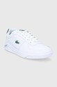 Kožené boty Lacoste 741SMA0058 bílá AW22