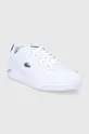Usnjeni čevlji Lacoste bela