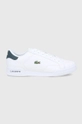 biały Lacoste Buty skórzane Twin Serve 741SMA0083 Męski