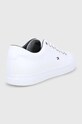 Обувки Кожени обувки Tommy Hilfiger ESSENTIAL SNEAKER LTH FM0FM02157100 бял