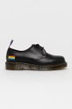 czarny Dr. Martens Półbuty skórzane Unisex