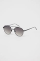 czarny Pepe Jeans Okulary przeciwsłoneczne Metal Round Double Bridge Damski