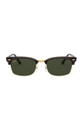 brązowy Ray-Ban okulary przeciwsłoneczne CLUBMASTER SQUARE