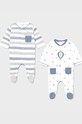 Mayoral Newborn - Śpioszki niemowlęce (2-PACK) Produkt niemowlęcy fioletowy 1625.1C.NEWBORN