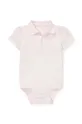 roza Polo Ralph Lauren body za dojenčka 62-80 cm Dekliški