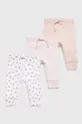różowy GAP Spodnie niemowlęce (3-pack) Dziewczęcy