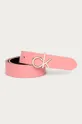 рожевий Calvin Klein - Шкіряний ремінь Жіночий