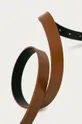 Calvin Klein - Pasek skórzany brązowy