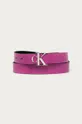 różowy Calvin Klein Jeans - Pasek skórzany K60K608032.4891 Damski