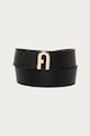 Furla - Obojstranný kožený opasok 1927 čierna WC00023.ARE000.O9200