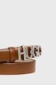 HUGO Pasek skórzany 50441986 50441986 brązowy AW21
