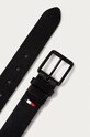 Detský opasok Tommy Hilfiger AM0AM07336.4891 čierna SS21