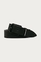 Trussardi Jeans - Pasek skórzany czarny 71L00081.9Y099996