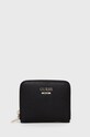 Peňaženka Guess jednofarebný čierna SWVG78.78370