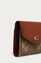Coach - Шкіряний гаманець коричневий