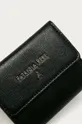 Kožená peňaženka Patrizia Pepe čierna