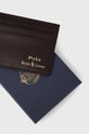 Kožené puzdro na karty Polo Ralph Lauren  100% Prírodná koža