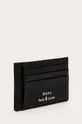 Kožená peňaženka Polo Ralph Lauren čierna