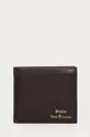 коричневый Кожаный кошелек Polo Ralph Lauren Мужской