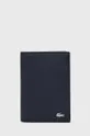 тёмно-синий Кожаный кошелек Lacoste Мужской