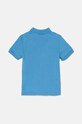 Detská bavlenná polokošeľa Lacoste PJ2909 modrá SS22