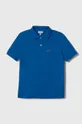 μπλε Παιδικά βαμβακερά μπλουζάκια πόλο Lacoste Για αγόρια