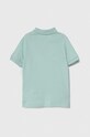 Дитяче бавовняне поло Lacoste PJ2909 бірюзовий SS25