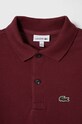 Băieți Lacoste tricouri polo din bumbac pentru copii PJ2909 burgundia