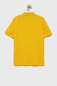 Lacoste gyerek pamut póló PJ2909 sárga SS22