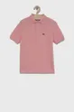 ροζ Παιδικά βαμβακερά μπλουζάκια πόλο Lacoste Για αγόρια