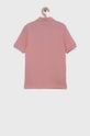 Dětská bavlněná polokošile Lacoste PJ2909 růžová SS25