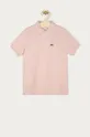 ροζ Παιδικά βαμβακερά μπλουζάκια πόλο Lacoste Για αγόρια
