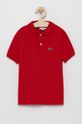 červená Dětské polo tričko Lacoste Chlapecký