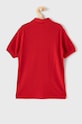 Lacoste polo bawełniane dziecięce PJ2909 czerwony SS22