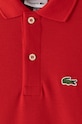 Chłopiec Lacoste polo bawełniane dziecięce PJ2909 czerwony