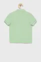 Παιδικά βαμβακερά μπλουζάκια πόλο Lacoste πράσινο