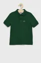 zelena Pamučna polo majica Lacoste Za dječake