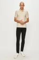 Calvin Klein - Polo tričko béžová