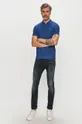 Calvin Klein - Polo tričko tmavomodrá