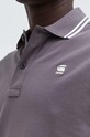 G-Star polo Dunda slim fioletowy D17127.5864